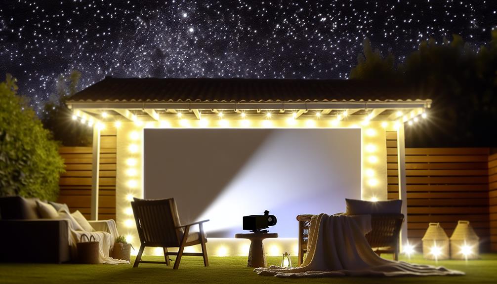 creating an outdoor theater