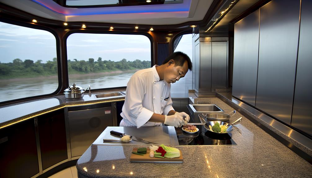 delicious dishes crafted onboard