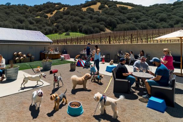 dog friendly wineries hosting events