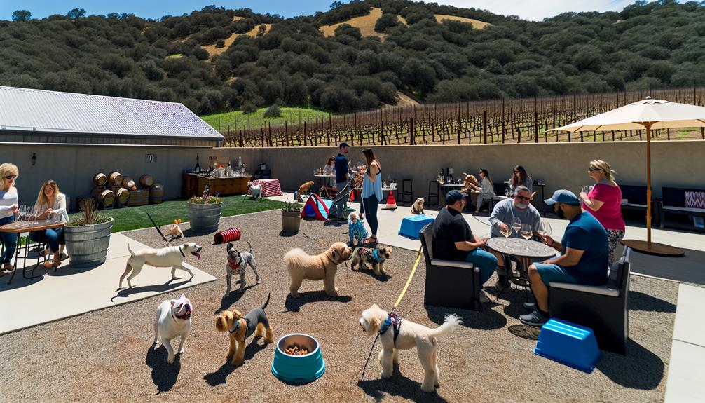 dog friendly wineries hosting events