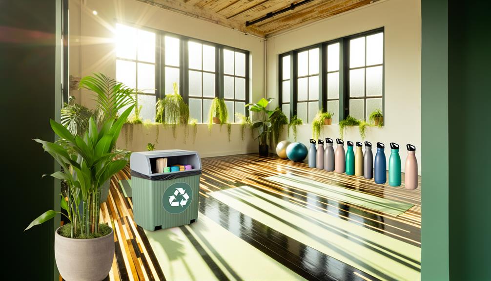 eco conscious yoga studio design