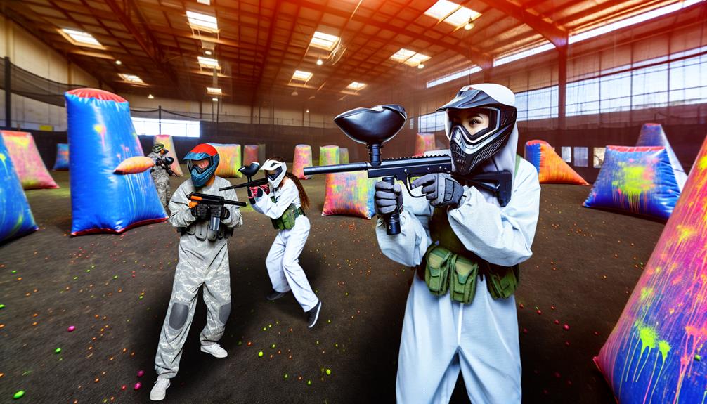 exciting paintball games indoors