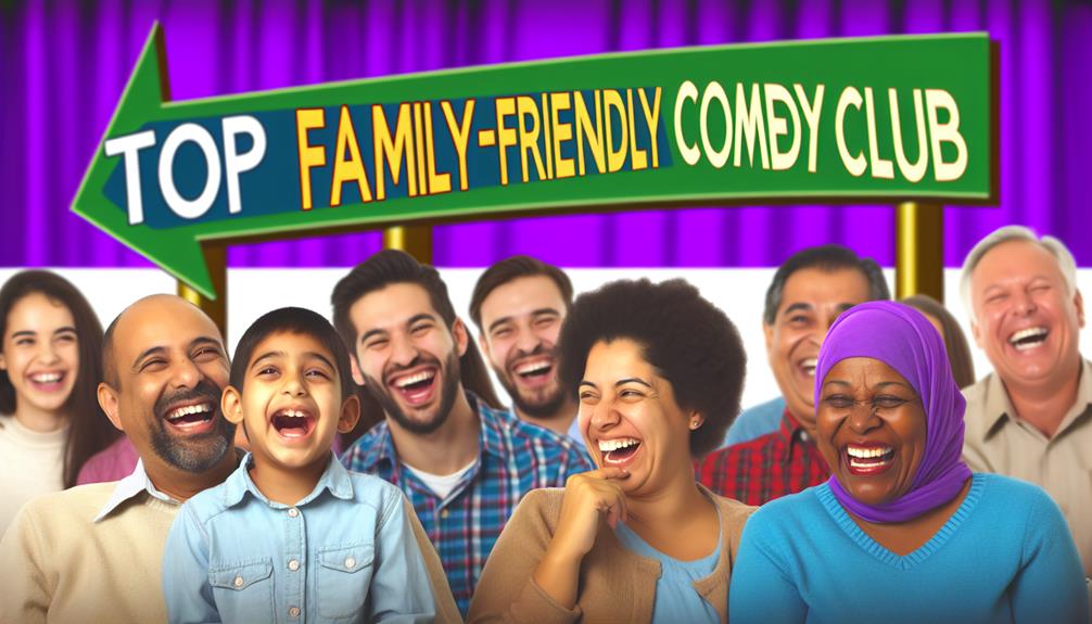 family friendly comedy clubs