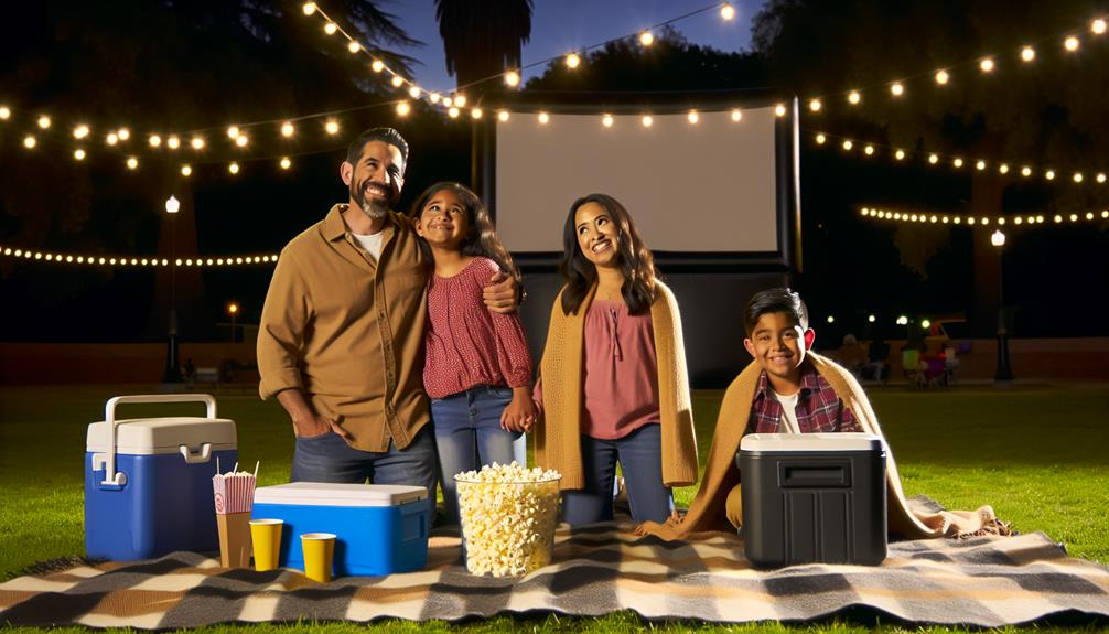 outdoor movie night tips