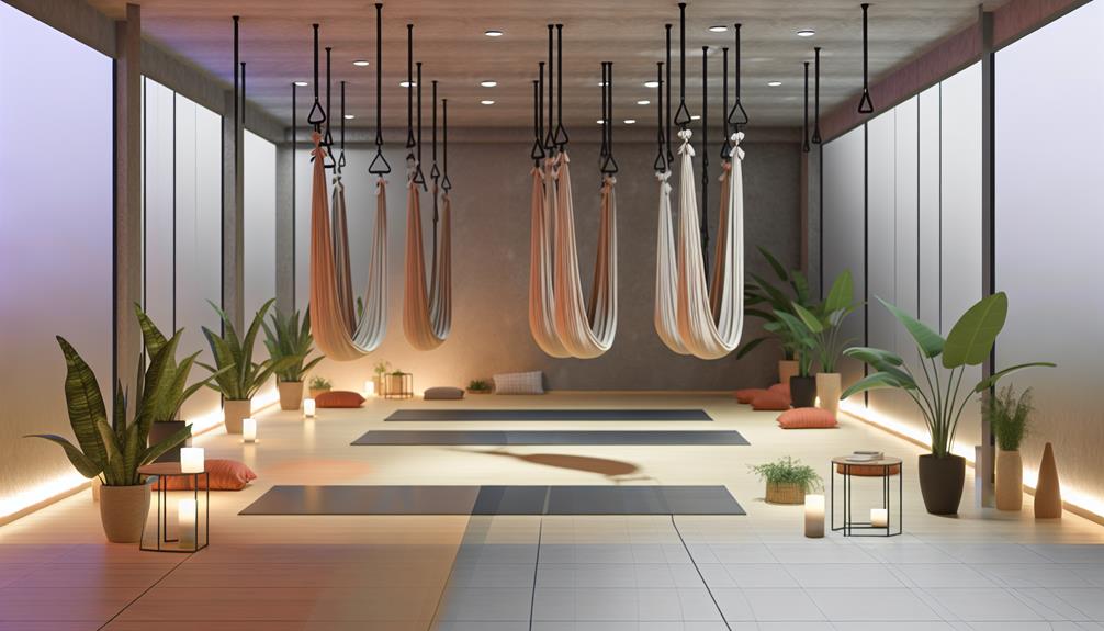 peaceful yoga oasis above