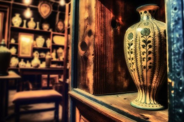 sacramento antique pottery shops