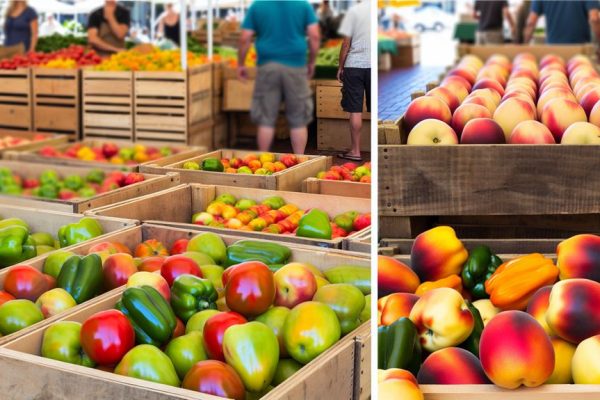 sacramento farmers market produce