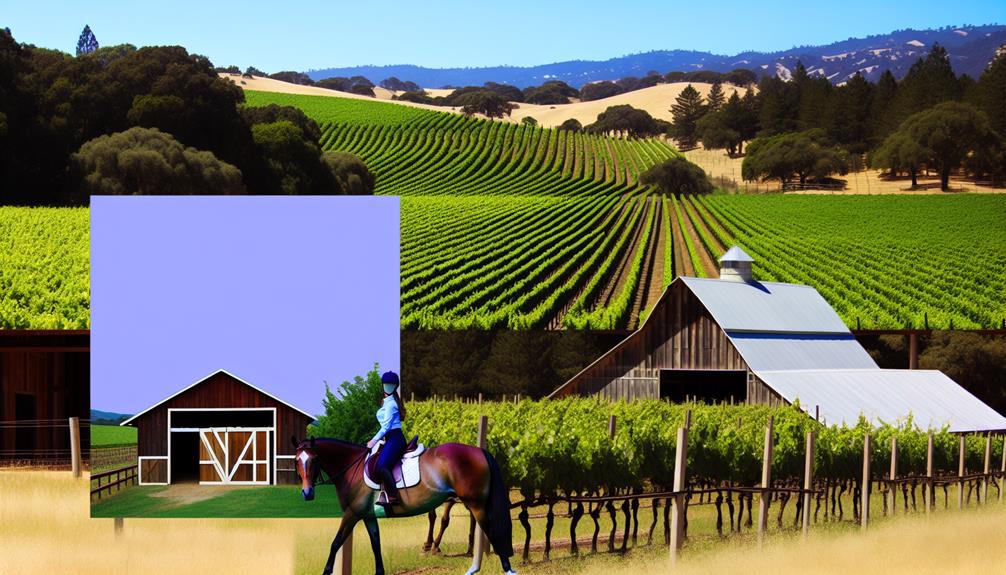 saluti vineyard horseback experience