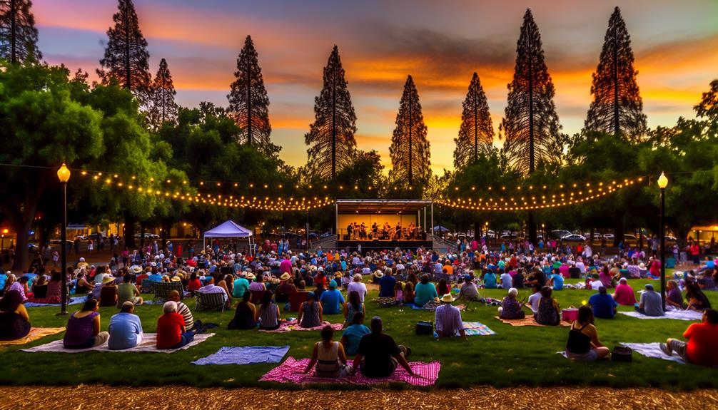 summer evening outdoor entertainment