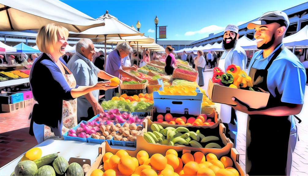 supporting local farmers markets