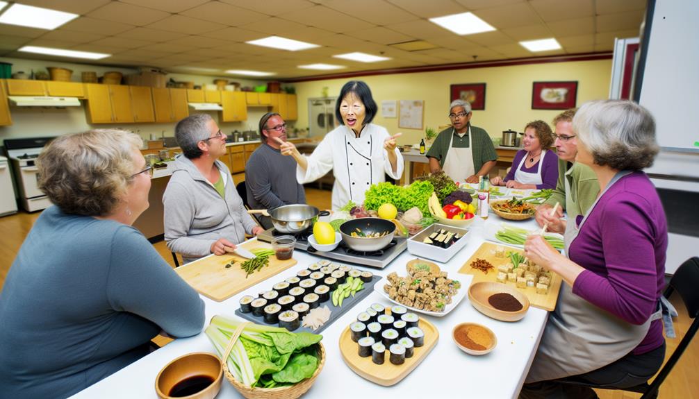 vegan cooking class event