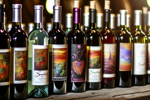 wine label art showcase