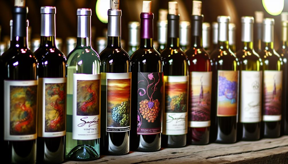 wine label art showcase