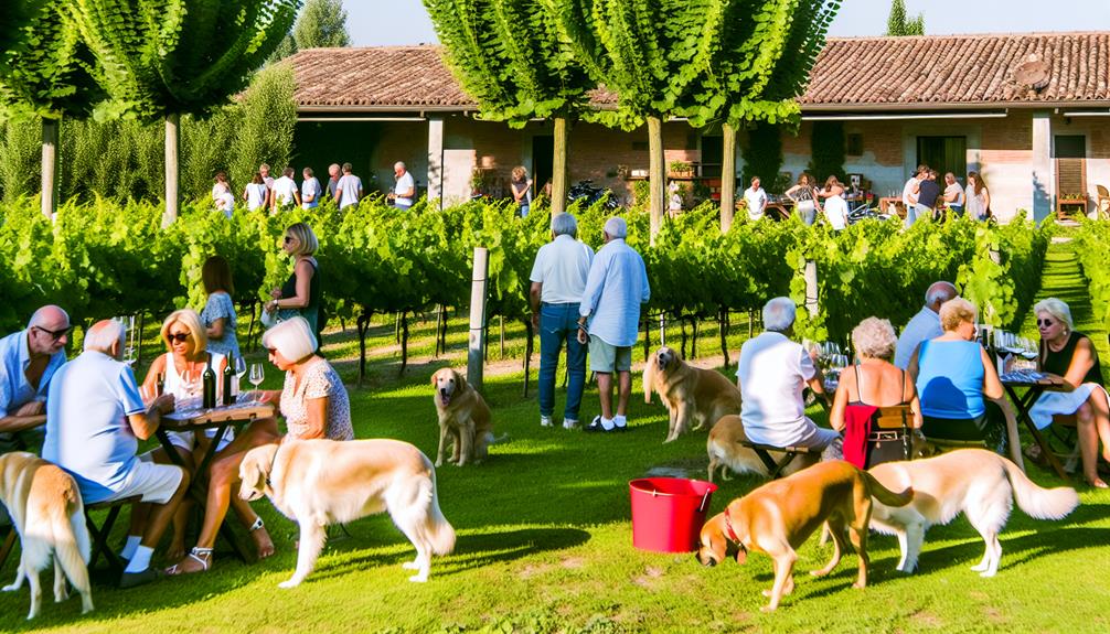 winery hosts dog events