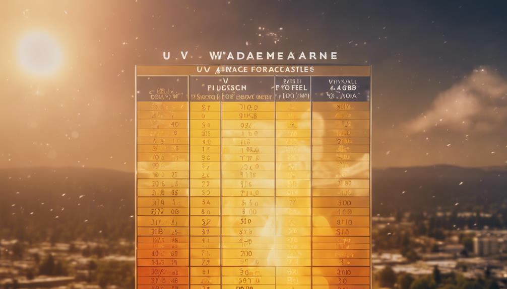 high uv index warning