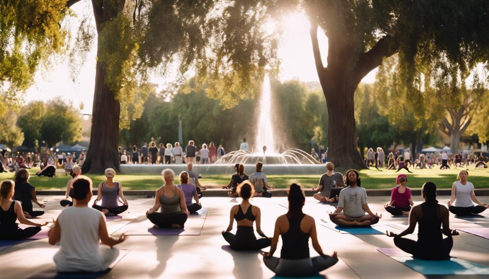 relaxation in urban oasis