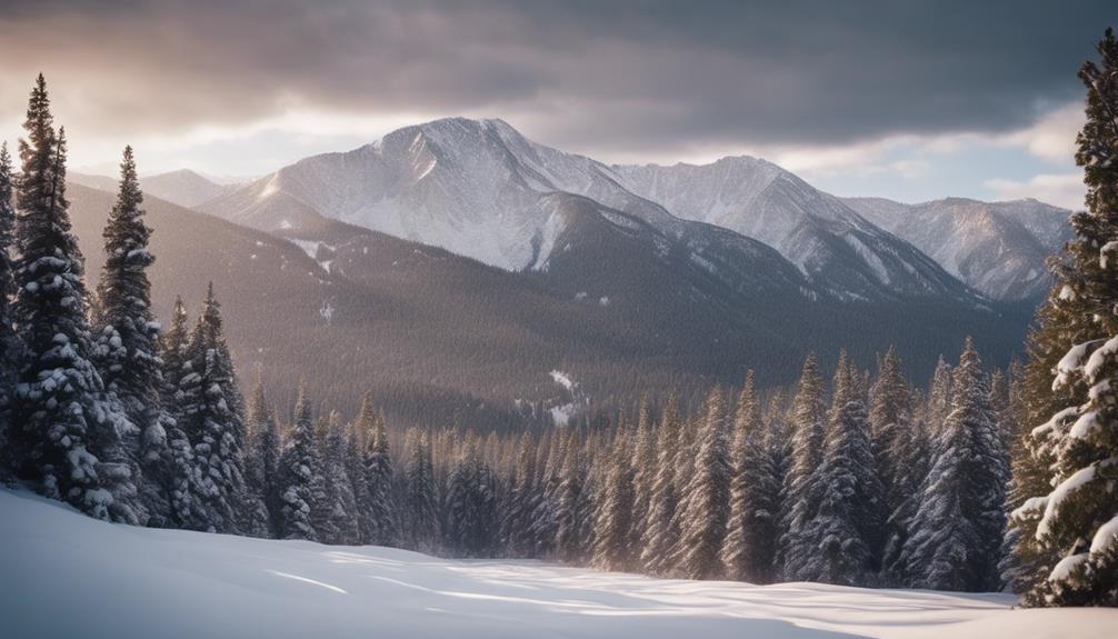 winter storm blankets mountains